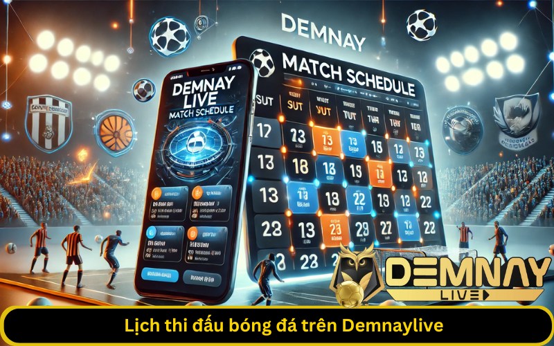 Lịch thi đấu bóng đá trên Demnaylive